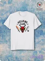 تیشرت طرح Hellfire Club سریال Stranger Things پوشاک کایزن
