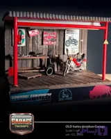 دیورامای گاراژ هارلی دیویدسون (Harley-Davidson) - مقیاس 1:64 - نسخه کلاسیک (Classic Edition)