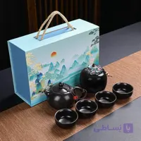 ست چای خوری گونگ فو ۶ تکه سرامیک پرسلان