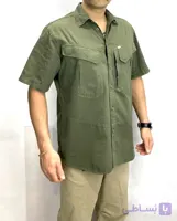 پیراهن مردانه Arim مدل درزدار پارچه کتان ۱۰۰درصد