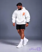 هودی نخ پنبه سفید Born