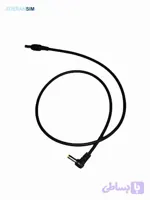 کابل آداپتور نری صاف 2.1به نری چپقی 2.1mm |دو سر نری