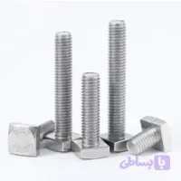 پیچ مربعی ASTM A307A (پیچ چهارگوش) سایز ۸۰×۲۴