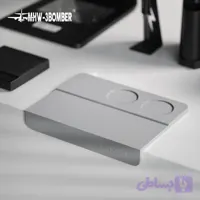 تمپر مت سیلیکونی (جایگاه دار) طوسی بمبر