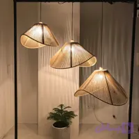 لوستر مکرومه بوهونست مدل کلاهی قطر 60