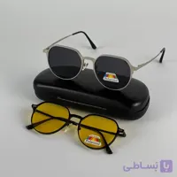 عینک طبی دو کاور تیتانیوم نشکن کد ۸۱۲۵