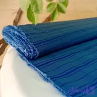 پارچه لباسی حریر شیشه ای آبی