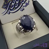 انگشتر نقره مردانه مدل سنگ کوارتز رکاب دست ساز گالری سعید موسوی