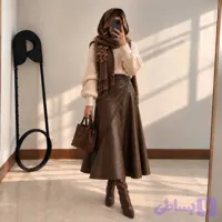 دامن چرم یونیک