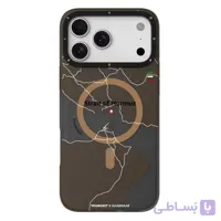 کاور مگ سیف YOUNGKIT مدل نقشه تنگه هرمز مناسب برای iPhone 17 ProMax/18 ProMax