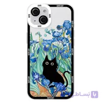 کاور CAT ART مدل گربه سیاه مناسب برای iPhone XR