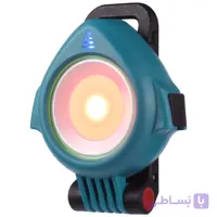 چراغ شارژی و خورشیدی WJ021 | چراغ کمپینگ چندکاره با پاوربانک و چراغ قوه