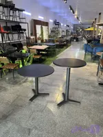 میز پایه سه پری چدنی بار صفحه گرد قطر 70 سانت