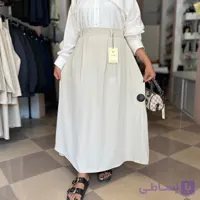 دامن ریزشی دخترانه، دامن چیندار