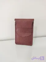 کیف کارت عمودی چرم طبیعی