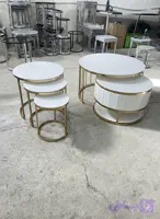 میز جلومبلی دوتکه به همراه سه عدد عسلی فوق العاده خاص وزیبا