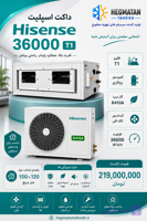 داکت اسپلیت هایسنس 36000