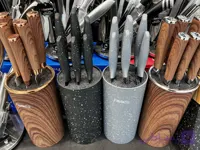 سرویس چاقو باکسی دسته سیلیکونی ۶ پارچه