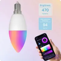 لامپ شمعی ۶W هوشمند MOES مدل RGB