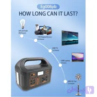 پاور استیشن EG-008PB ظرفیت 100 هزار میلی آمپر و توان 150 وات