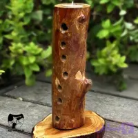 جاعودی و جاشمعی چوبی دو تکه