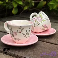 ست شات قهوه خوری فانتزی با زیره