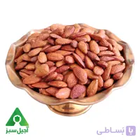 خرید مغز بادام درختی شور شده نمکی لیمویی آجیل سبز
