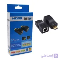 مبدل افزایش طول HDMI مدل HPK-30M بسته 2 عددی