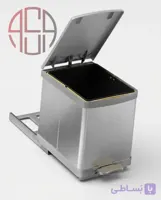سطل زباله توکار رومانا پلاستیک ایتالیا کد 282