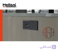 شارژر توکار یو‌اس‌بی ملونی (Melloni) سری روما دارای پورت Type-C و USB_ کد 10178