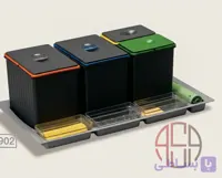 سطل زباله زیر سینکی رومانا پلاستیک ایتالیا کد 902