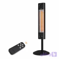 هیتر تابشی برقی ایستاده لوترا Lotra مدل CH2500RE مشکی