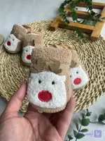 پاپوش عروسکی پارچه تدی