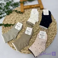 جوراب دخترانه خال خالی