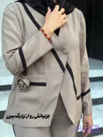 کت و شلوار ژالین | تلفیقی از وقار مدرن و جزئیات هنری