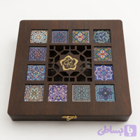 جعبه پذیرایی لوکس طرح سنتی اسلیمی 3 میل