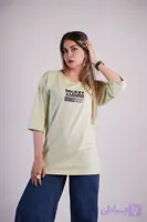 تیشرت لانگ نخ پنبه درشیش رنگ جذاب