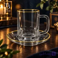 فنجان نعلبکی بلینک مکس – مدل KTZB119 –  لب طلا
