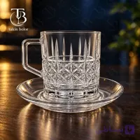 فنجان نعلبکی MH – مدل 6229C – لب طلا