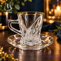 فنجان نعلبکی بلینک مکس – مدل KTZB104 – لب طلا