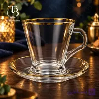 فنجان نعلبکی بلینک مکس – مدل KTZB98 – لب طلا