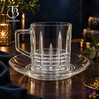 فنجان نعلبکی MH – مدل 6229B – لب طلا