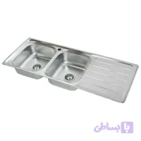 سینک استیل توکار 50*122 مدل SA03 نگین الماس