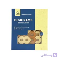 پازل چوبی دیجیگرام – چیدمان اعداد ۰ تا ۹