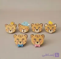 دستگیره چوبی یوزپلنگ
