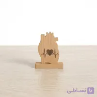 استند چوبی قلب