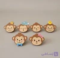 دستگیره چوبی کمد میمون بازیگوش