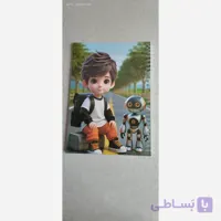 دفتر نقاشی 50 برگ فنری طرح روبات