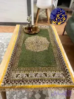 رانر رومیزی چاپ قلمکار شیخی طرح بته ترنجی