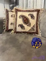روکوسنی چاپ قلمکار شیخی طرح بته جقه سایز۴۰×۴۰